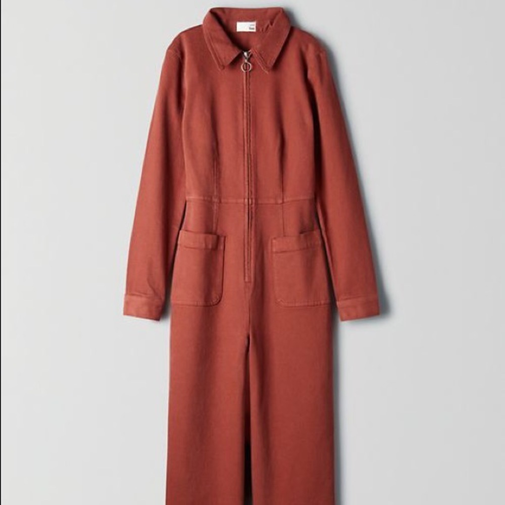 Aritzia Aubrey Jumpsuit - Rust